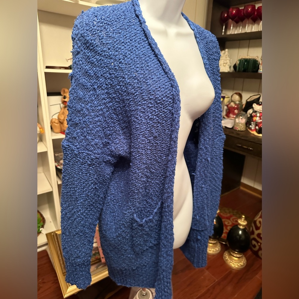 Love blue cardigan s/m